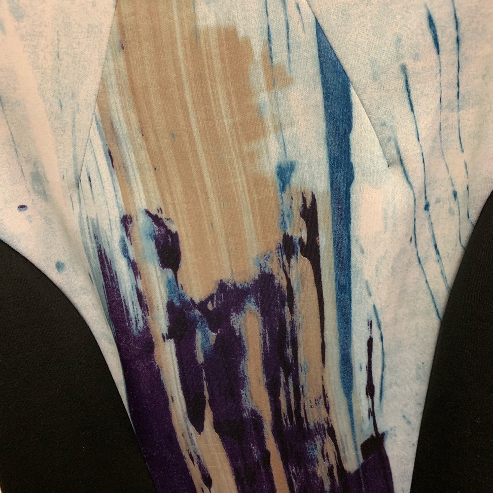 Patterned A-Line Dress - Picture 3 of 6